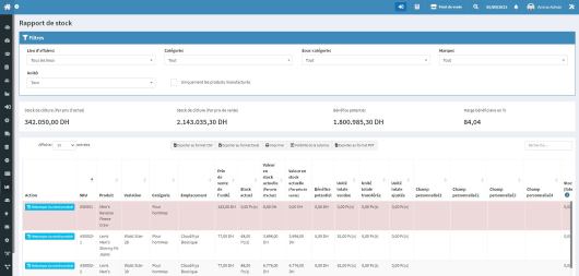 STATISTIQUES (VENTES, ACHATS, DEVIS)